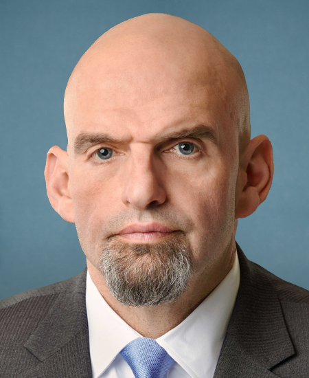 John Fetterman 标准像